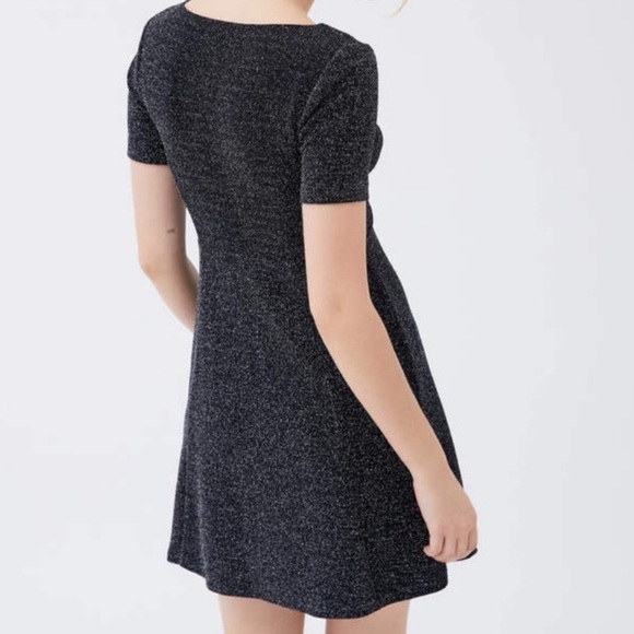 Urban Outfitters Sparkly Tie Front Mini Dress - Picture 2 of 10
